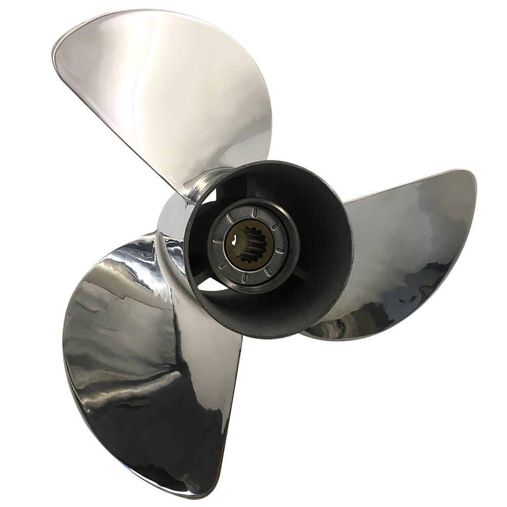 13 x 19 Stainless Steel Propeller For Honda Outboard Engine 58130-ZW1-019AH