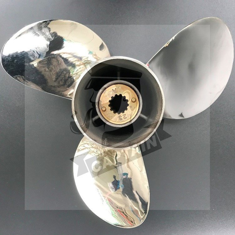 11 1/8 x 14 Pitch Stainless Steel Propeller For Suzuki Outboards 40-50HP