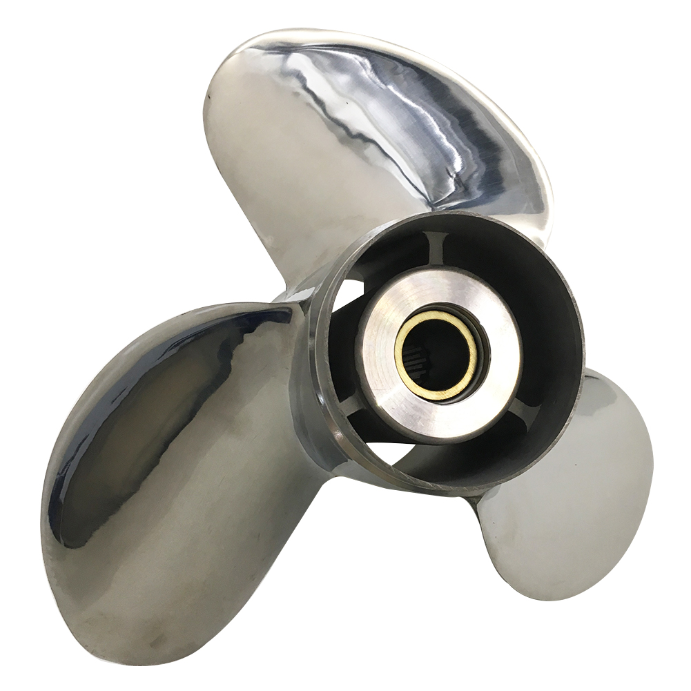 15 1/2 x 17 LH Stainless Steel Propeller For Yamaha Outboard Engine 6CF-45978-20-00