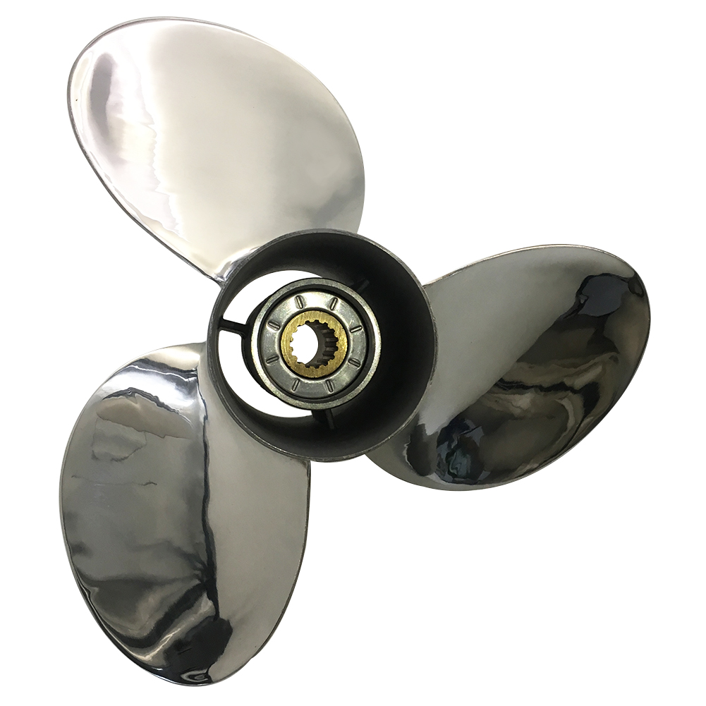 15 1/4 x 19 LH Stainless Steel Propeller For Yamaha Outboard Engine 6CF-45970-00-00