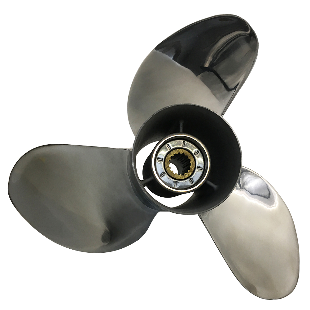 14 x 19 Stainless Steel Propeller For Suzuki Outboard Engine 58200-87D02-019