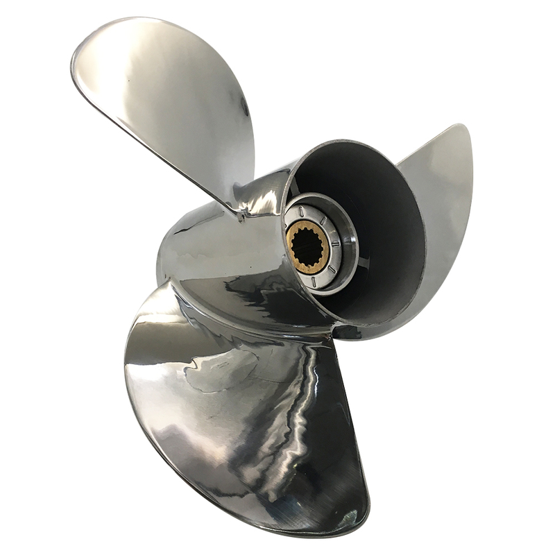 13 x 17 Stainless Steel Propeller For Honda Outboard Engine 70-130HP