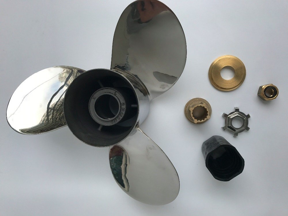 13 1/4 x 17 Pitch High Performance Stainless Steel Boat Propeller For