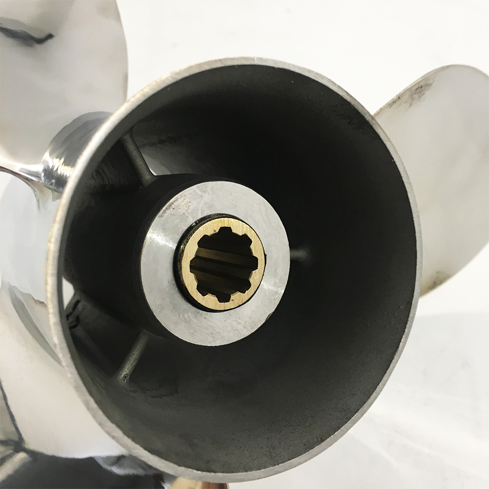 9 1/4 x 10 Stainless Steel Propeller For Honda Outboard Engine 58133-ZV4-010AH