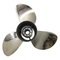 9 7/8 x 12-F Stainless Steel Propeller For Yamaha Outboard Engine 664-45954-00-EL 