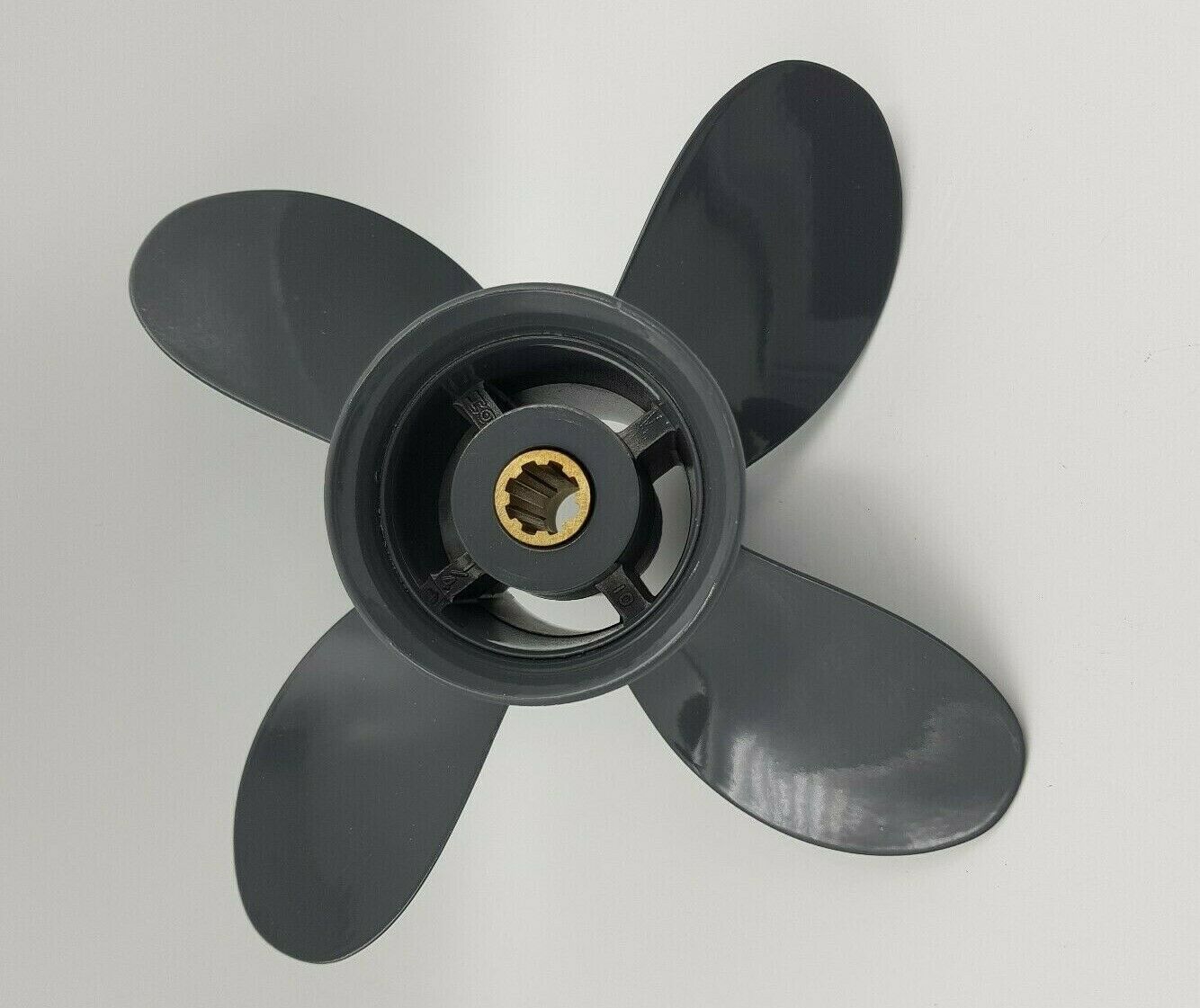 Outboard Propeller For Honda 8hp 9.9hp 10hp 15hp 20hp 9 1/4*10 Boat Motor 4 Blade Aluminum Screw 8 Spline Marine Engine Part